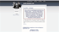 Desktop Screenshot of justiz-debakel.com